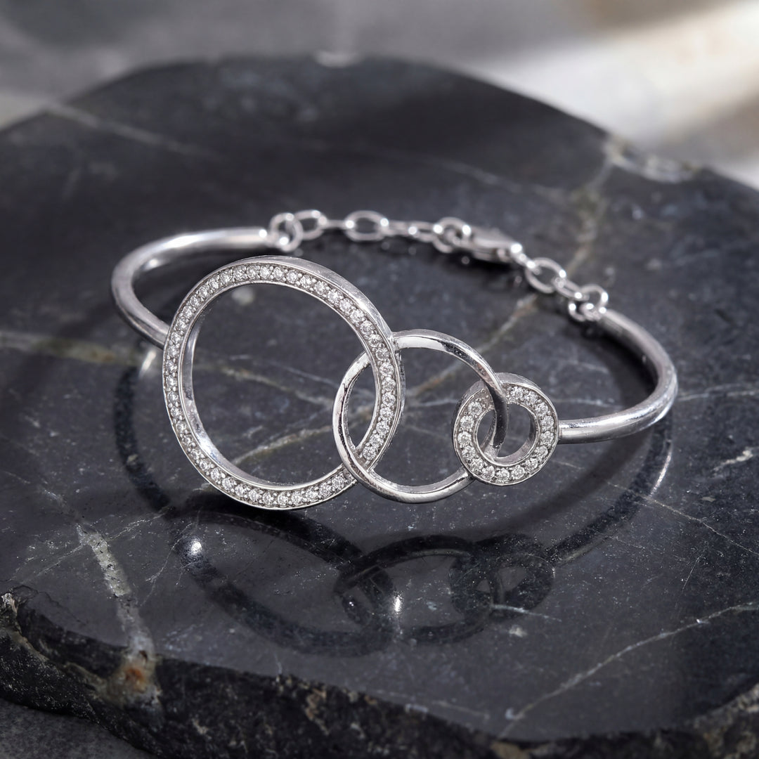 Circle of  Life 925 Silver Bracelet