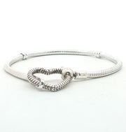 925 Sterling Silver Bracelet with Adjustable Length