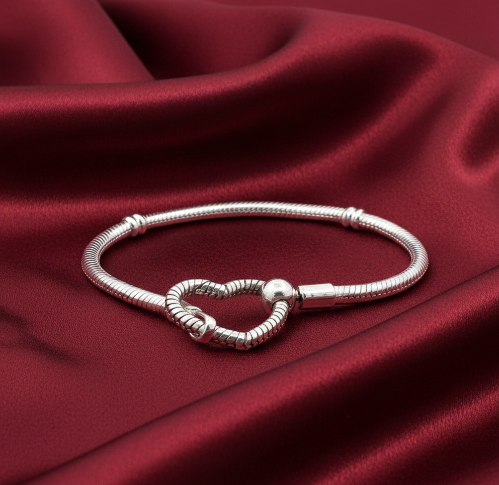 925 Sterling Silver Bracelet with Adjustable Length