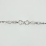 Load image into Gallery viewer, Infinity 925 Sterling Silver Bracelet With Adjustable Length