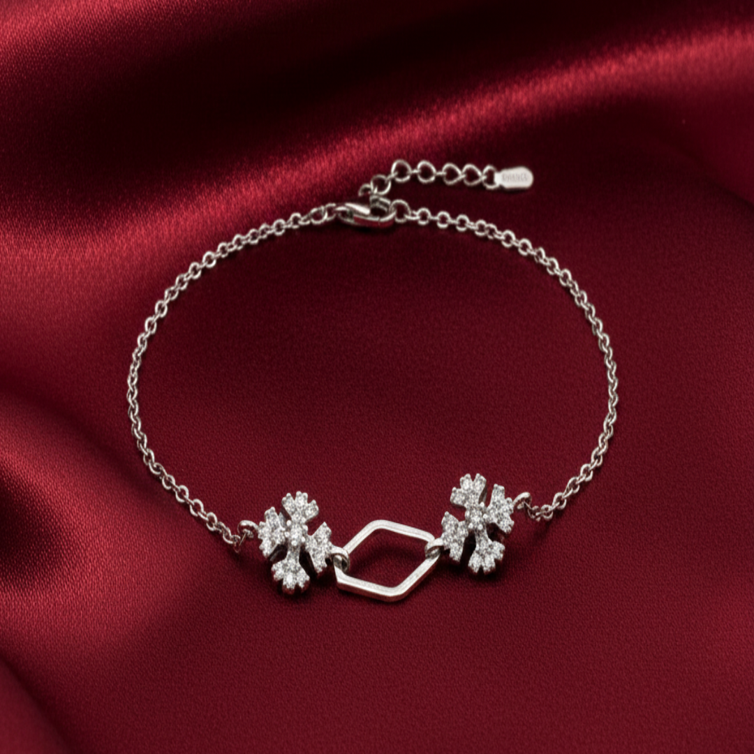 925 Sterling Silver Bracelet with Adjustable Length