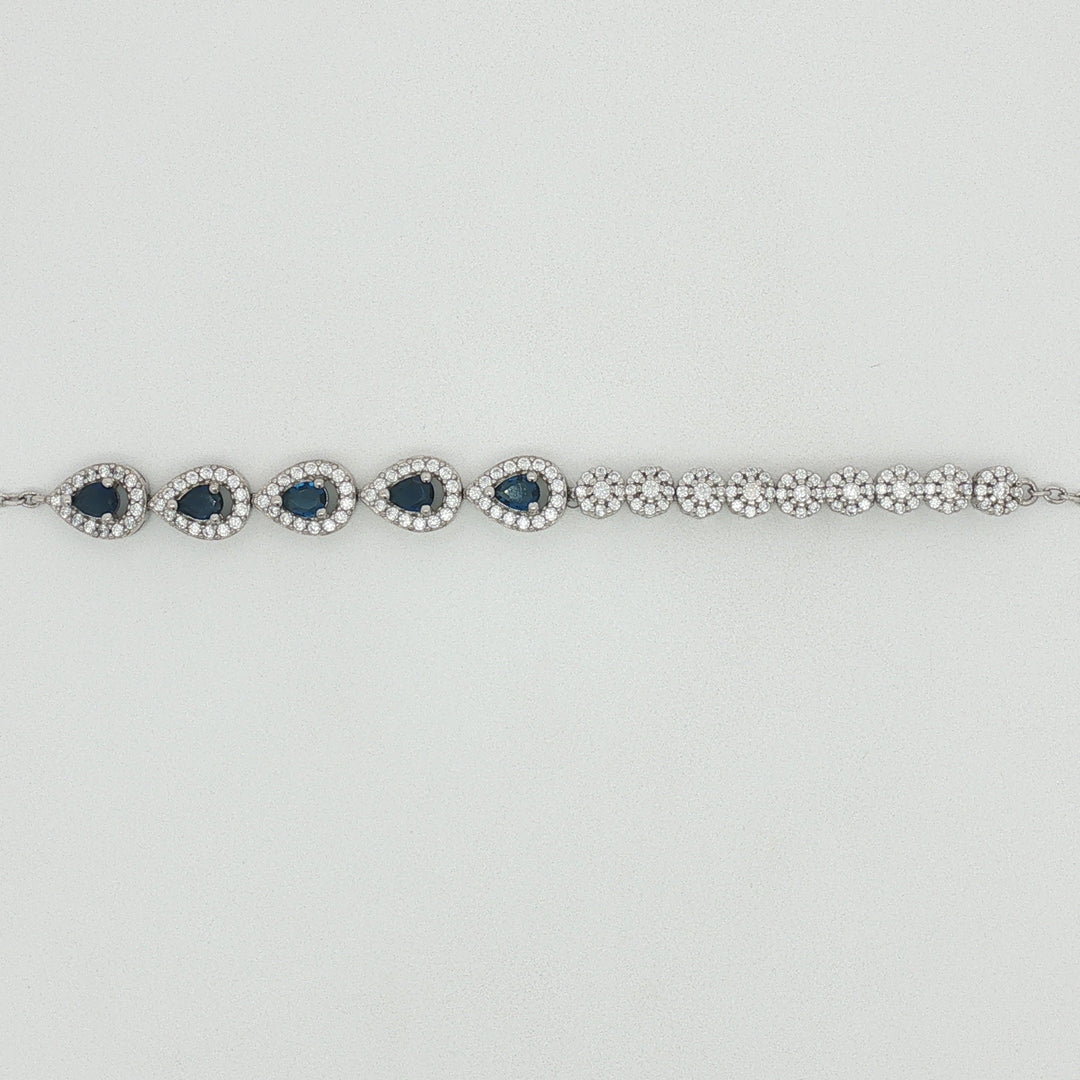 Celestial Chakra 925 Sterling Silver Bracelet With Adjustable Length
