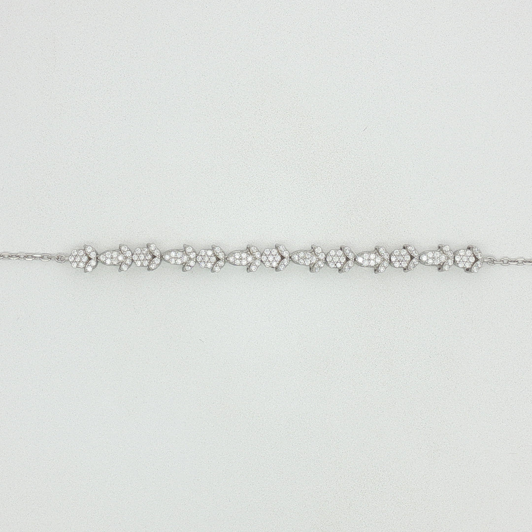 Celestial Chakra 925 Sterling Silver Bracelet With Adjustable Length