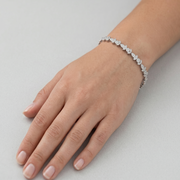 Celestial Chakra 925 Sterling Silver Bracelet With Adjustable Length