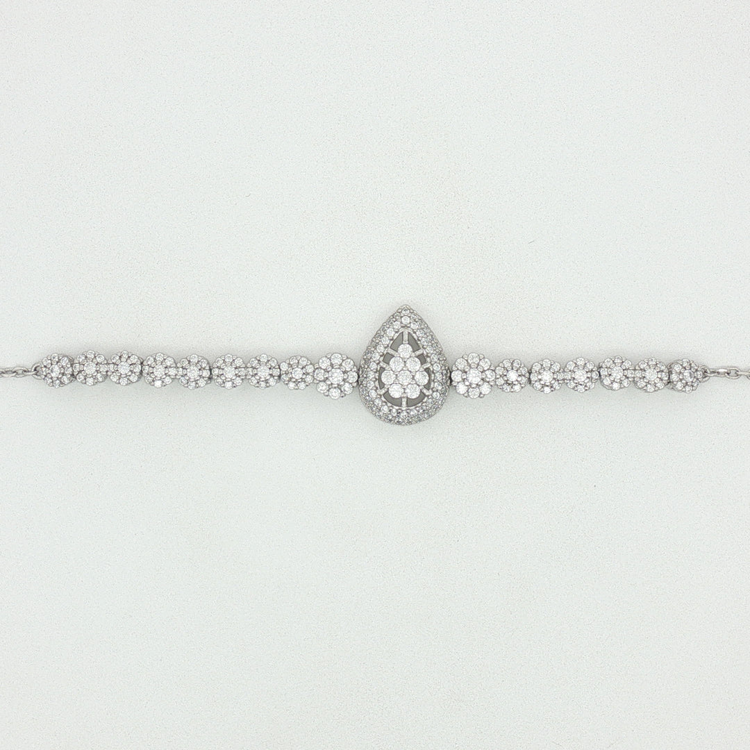 Celestial Chakra 925 Sterling Silver Bracelet With Adjustable Length