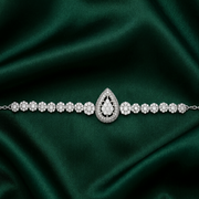 Celestial Chakra 925 Sterling Silver Bracelet With Adjustable Length