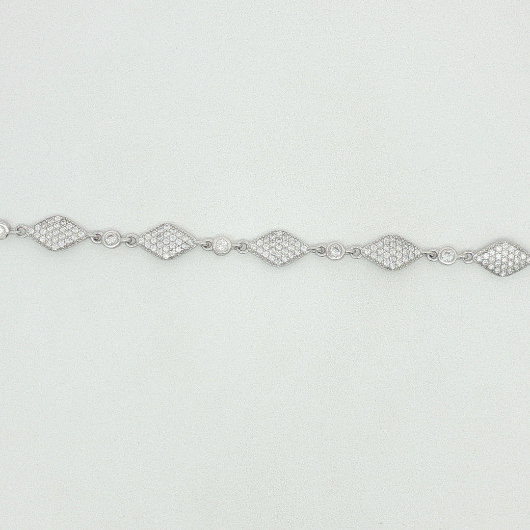 Celestial 925 Sterling Silver Bracelet With Adjustable Length