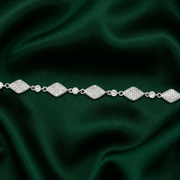 Celestial 925 Sterling Silver Bracelet With Adjustable Length