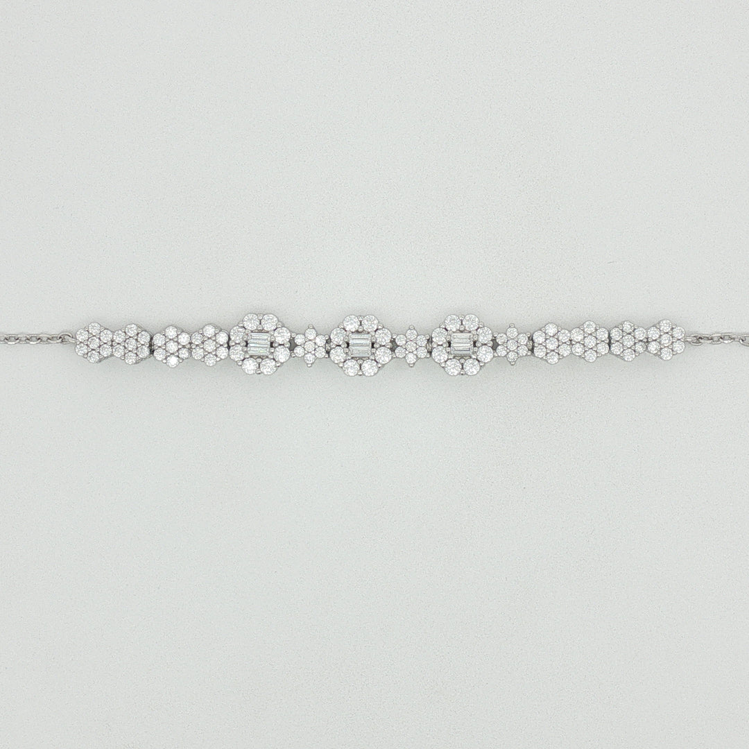 Celestial 925 Sterling Silver Bracelet With Adjustable Length