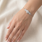 Load image into Gallery viewer, Pear 925 Sterling Silver Bracelet With Adjustable Length