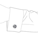 Load image into Gallery viewer, Knots 925 Sterling Silver Cufflink
