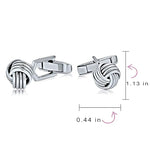 Load image into Gallery viewer, Knots 925 Sterling Silver Cufflink
