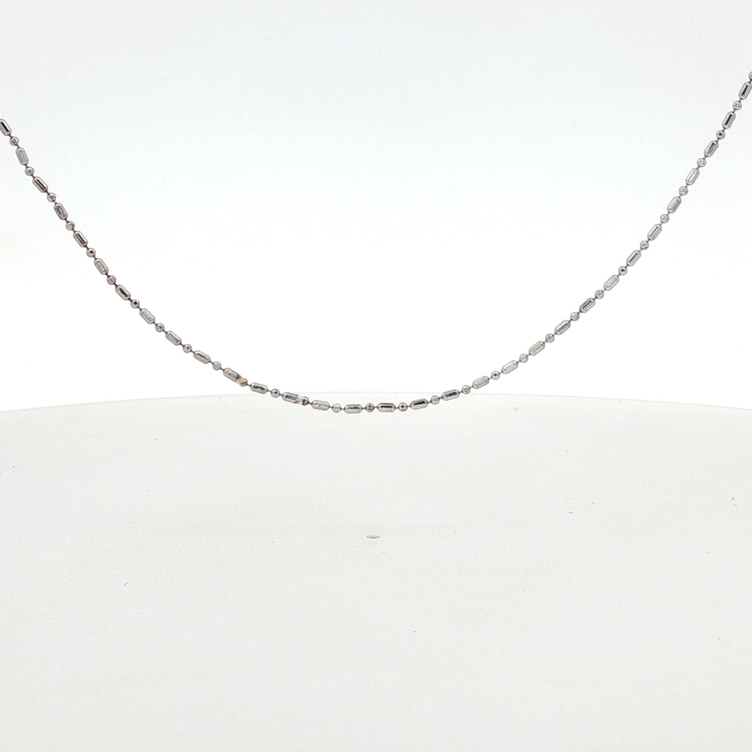 Silver Link 925 Sterling Silver Women's Chain 18 Inch