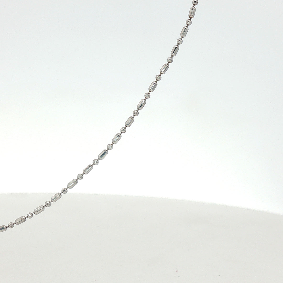 Silver Link 925 Sterling Silver Women's Chain 18 Inch