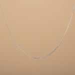 Load image into Gallery viewer, Silver Link 925 Sterling Silver Chain 18.5 Inch
