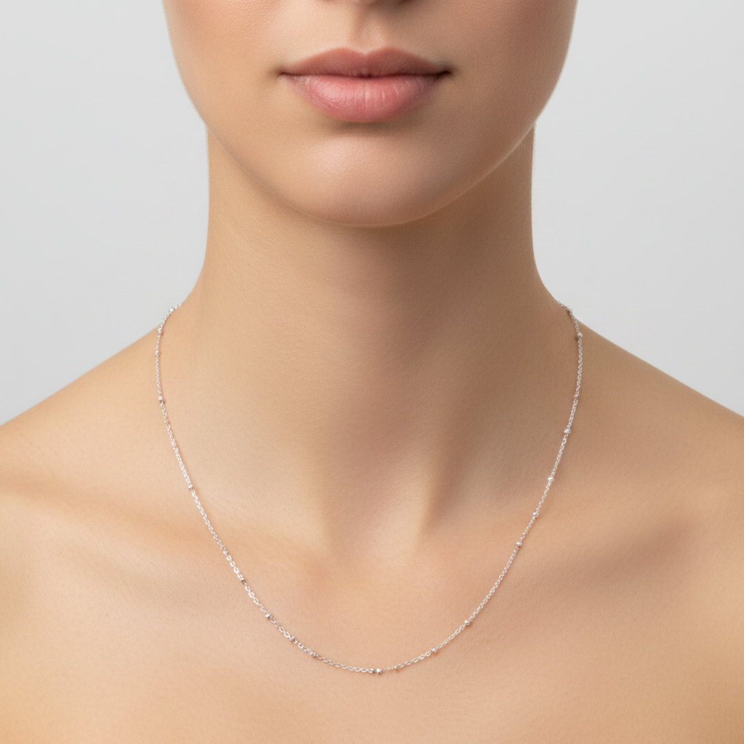 Silver Link 925 Sterling Silver Chain 16 Inch
