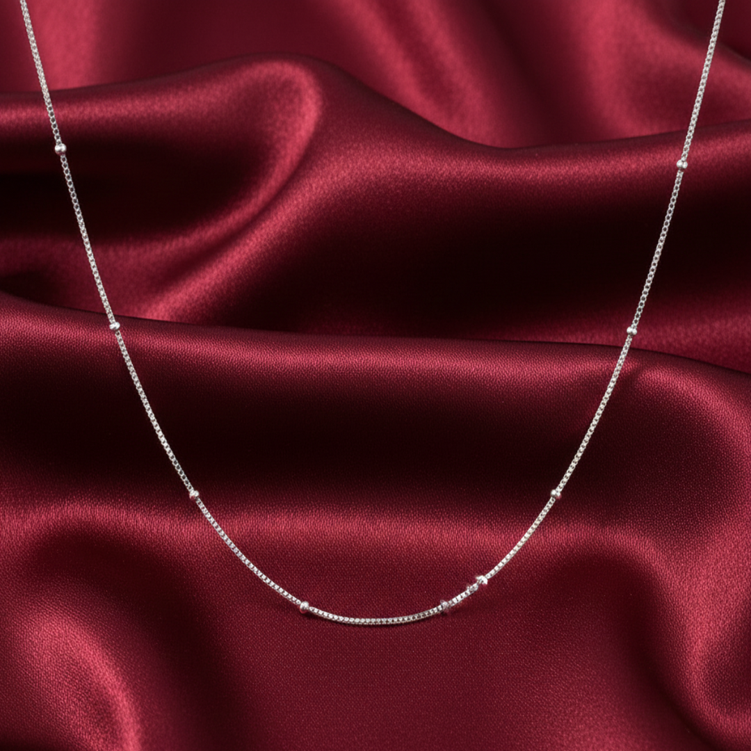 Silver Link 925 Sterling Silver Chain 9 Inch