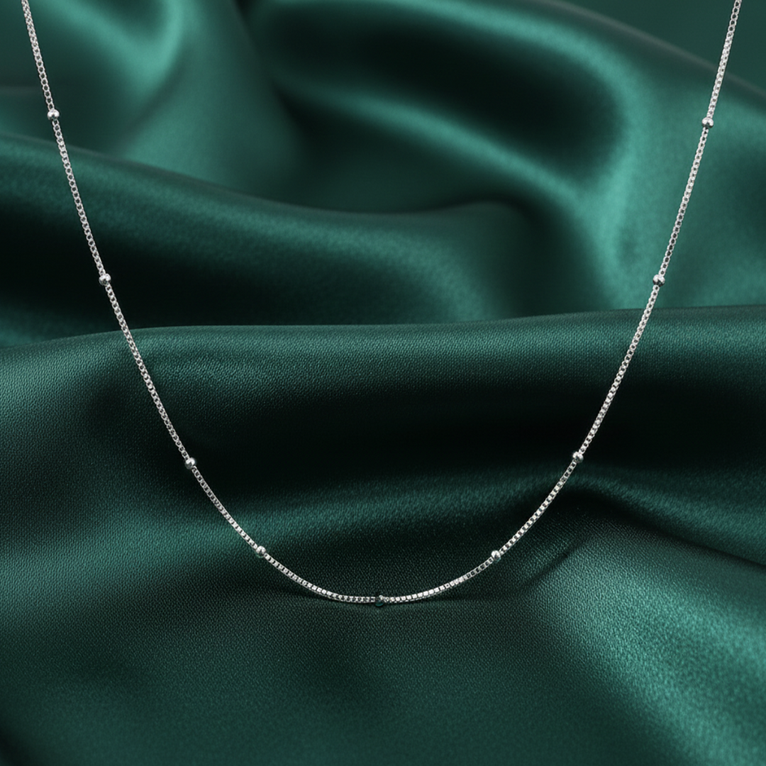 Silver Link 925 Sterling Silver Chain 9 Inch