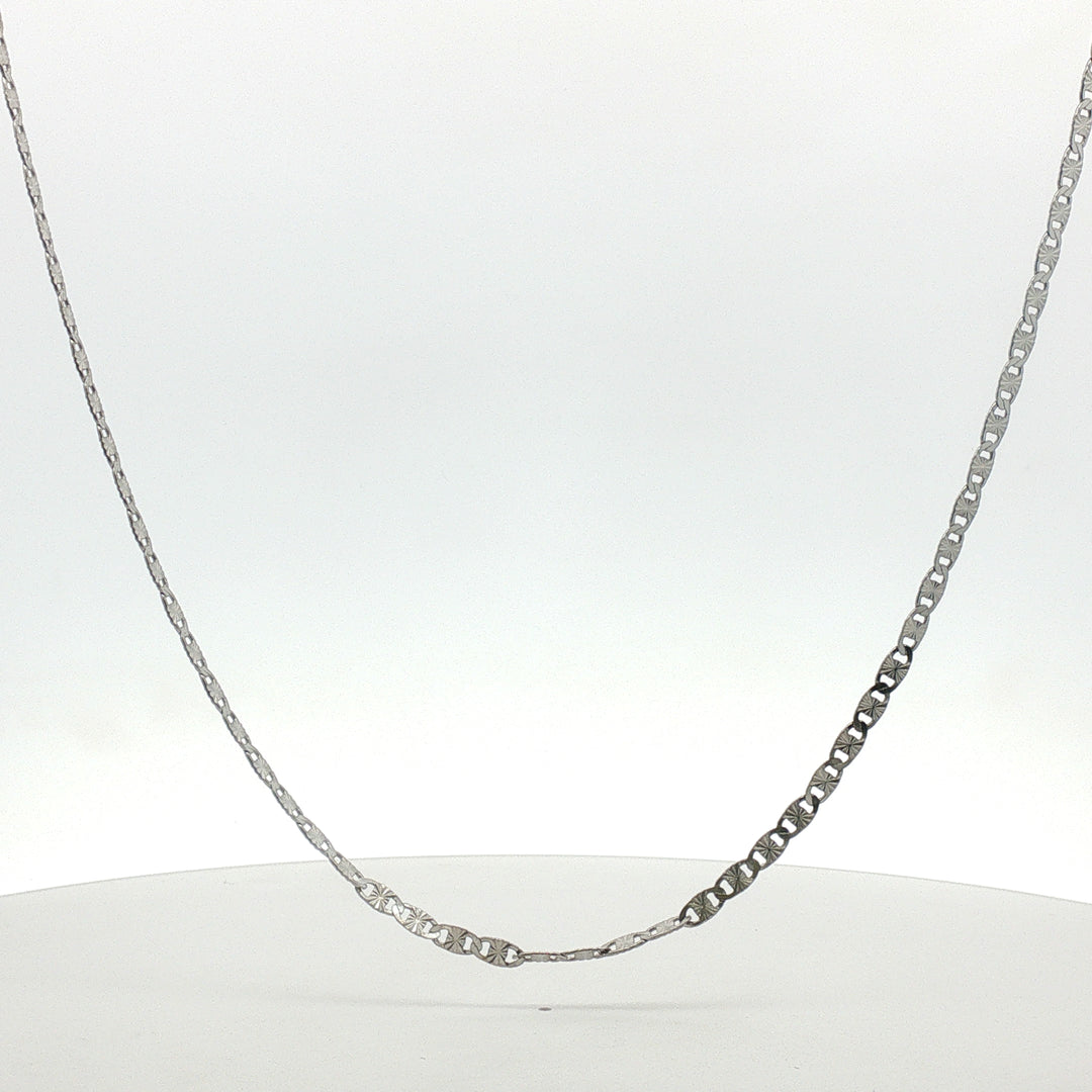 Silver Link 925 Sterling Silver Men's Chain 20 Inch