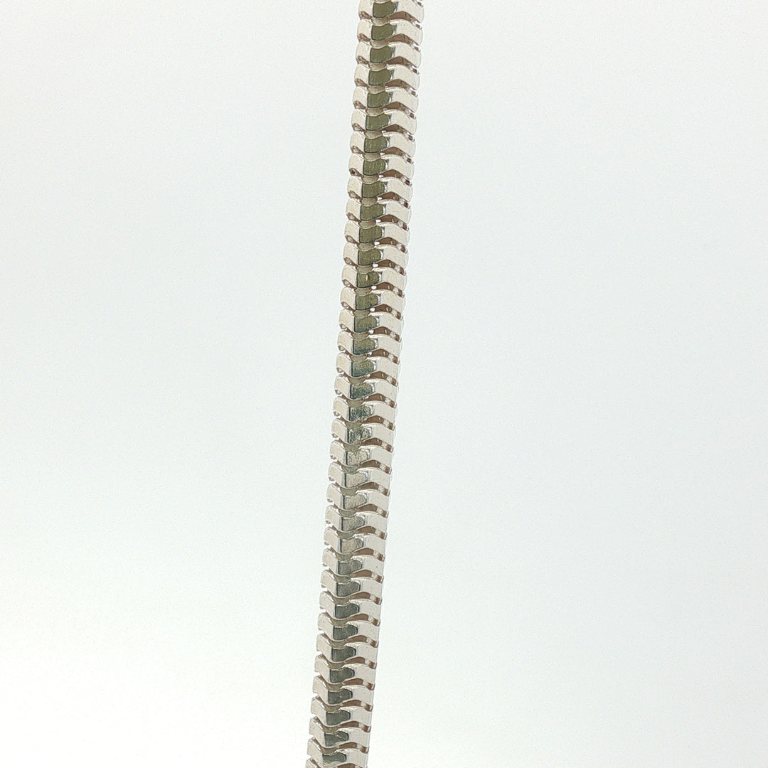 Silver Link 925 Sterling Silver Men's Chain 18 Inch