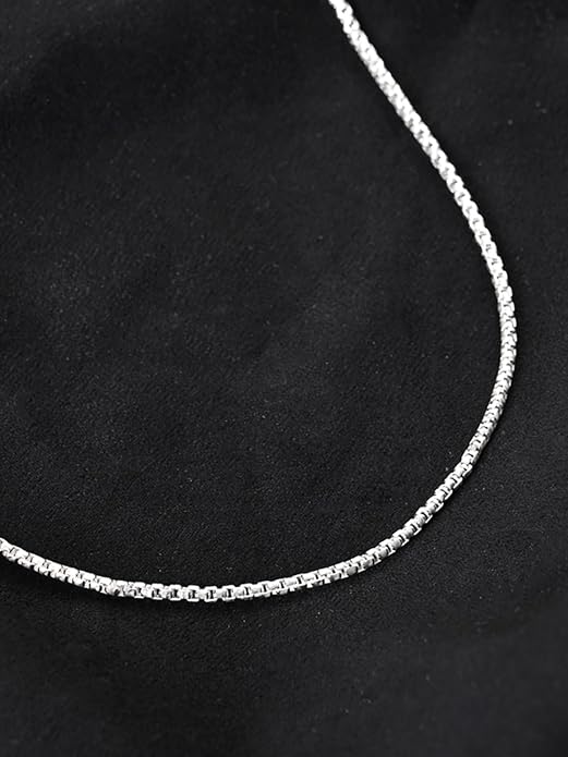 Link 925 Sterling Silver  Unisex Chains (Length 20 inches / 51 cm)