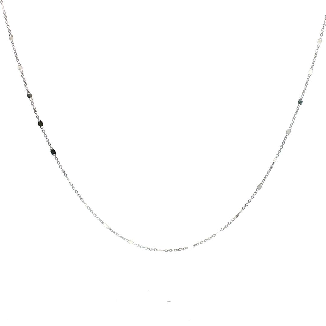 Silver Link 925 Sterling Silver Chain 9 Inch