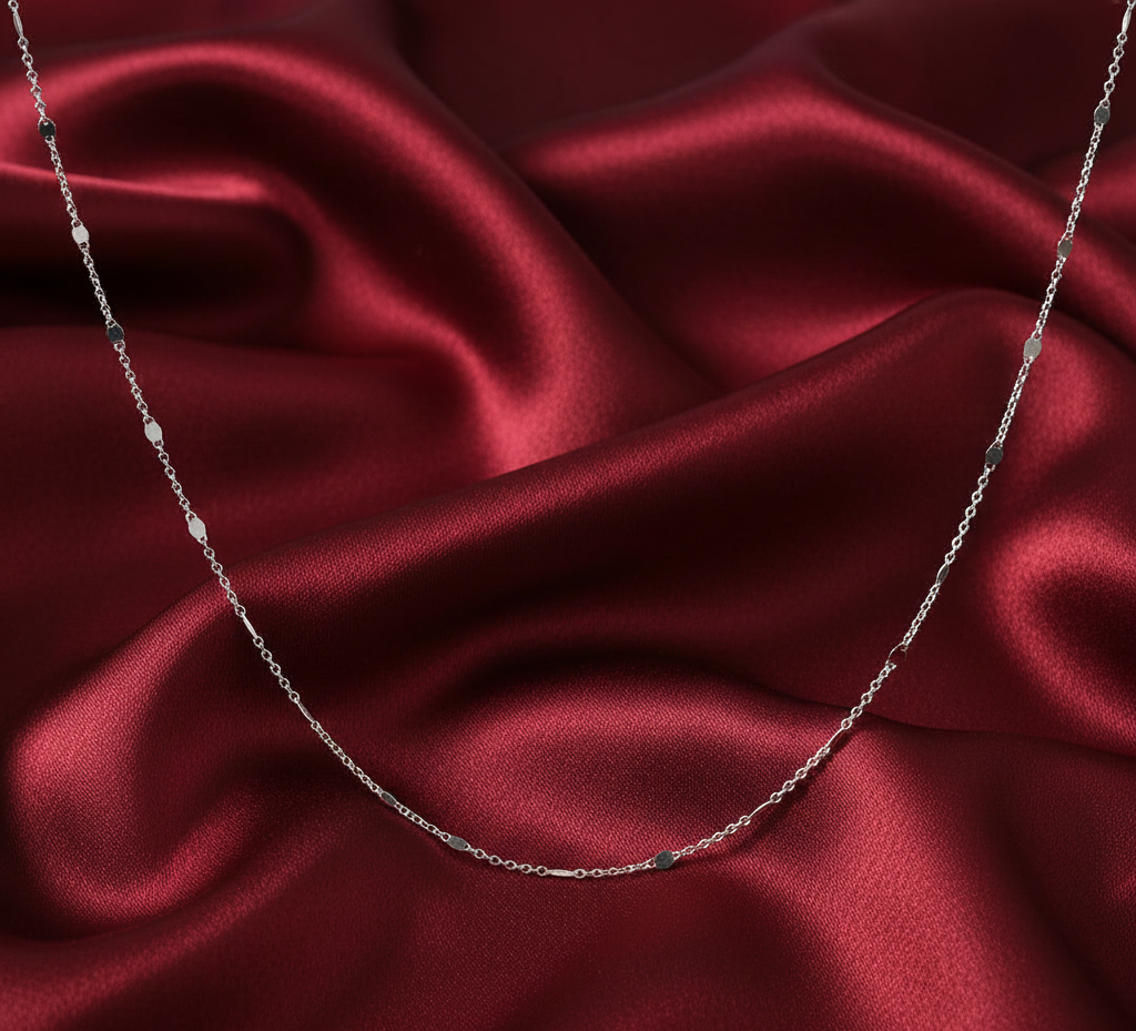 Silver Link 925 Sterling Silver Chain 9 Inch