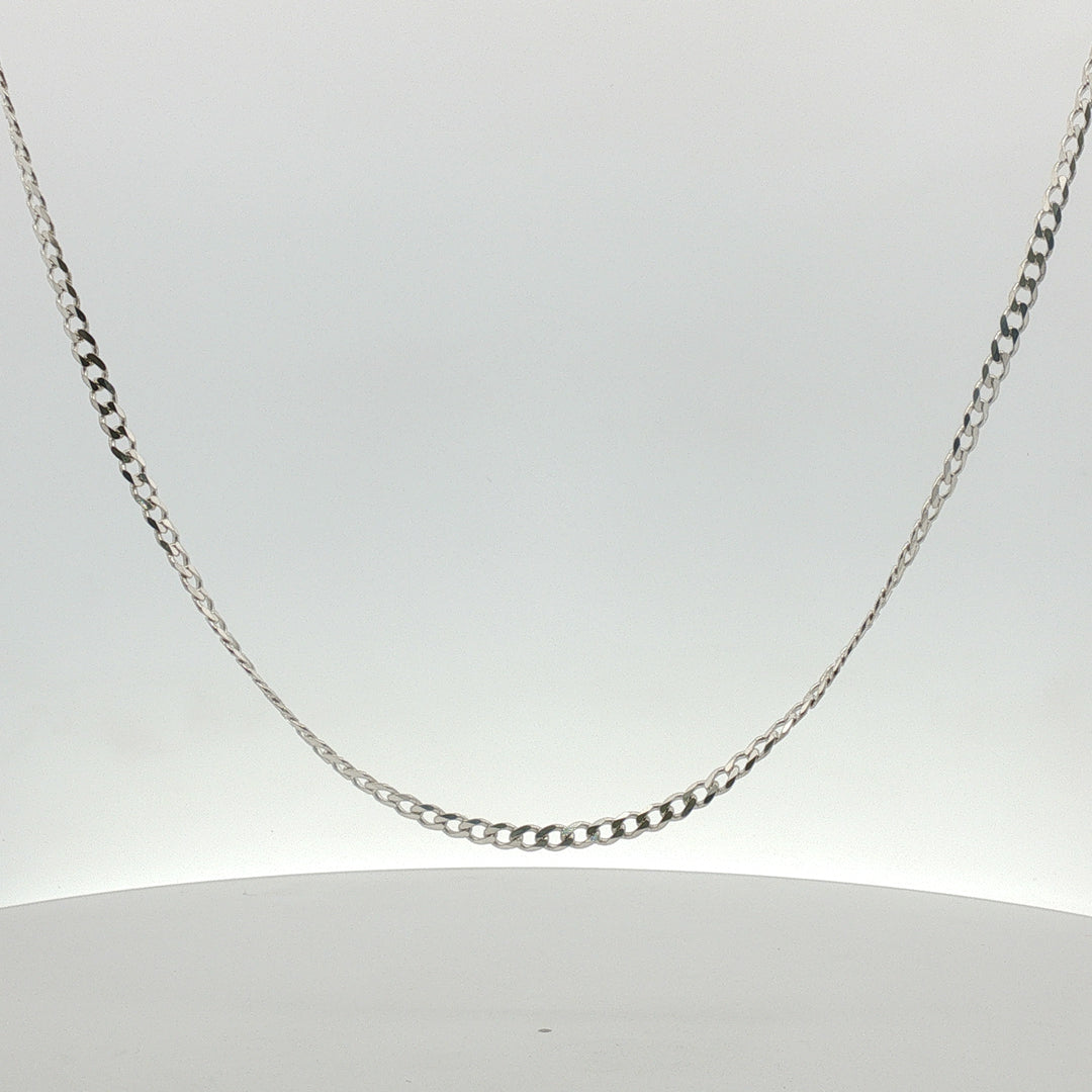 Silver Link 925 Sterling Silver Men's Chain 18 Inch