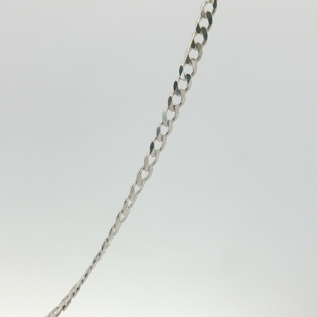 Silver Link 925 Sterling Silver Men's Chain 18 Inch