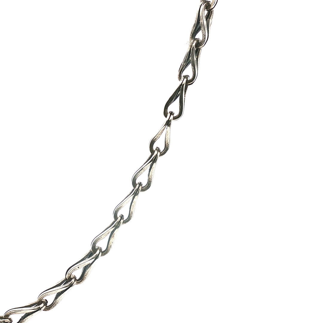 Silver Modern Link 925 Sterling Silver Men's Chain