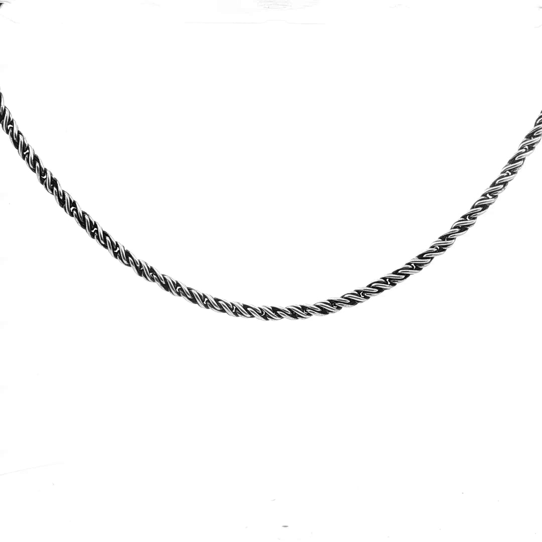 Silver Modern Link 925 Sterling Silver Men's Chain