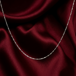 Load image into Gallery viewer, Silver Link 925 Sterling Silver Women's Chain 18 Inch