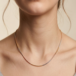 Load image into Gallery viewer, Varra Link Unisex 925 Sterling Silver Women Chains (Length 10 inches)