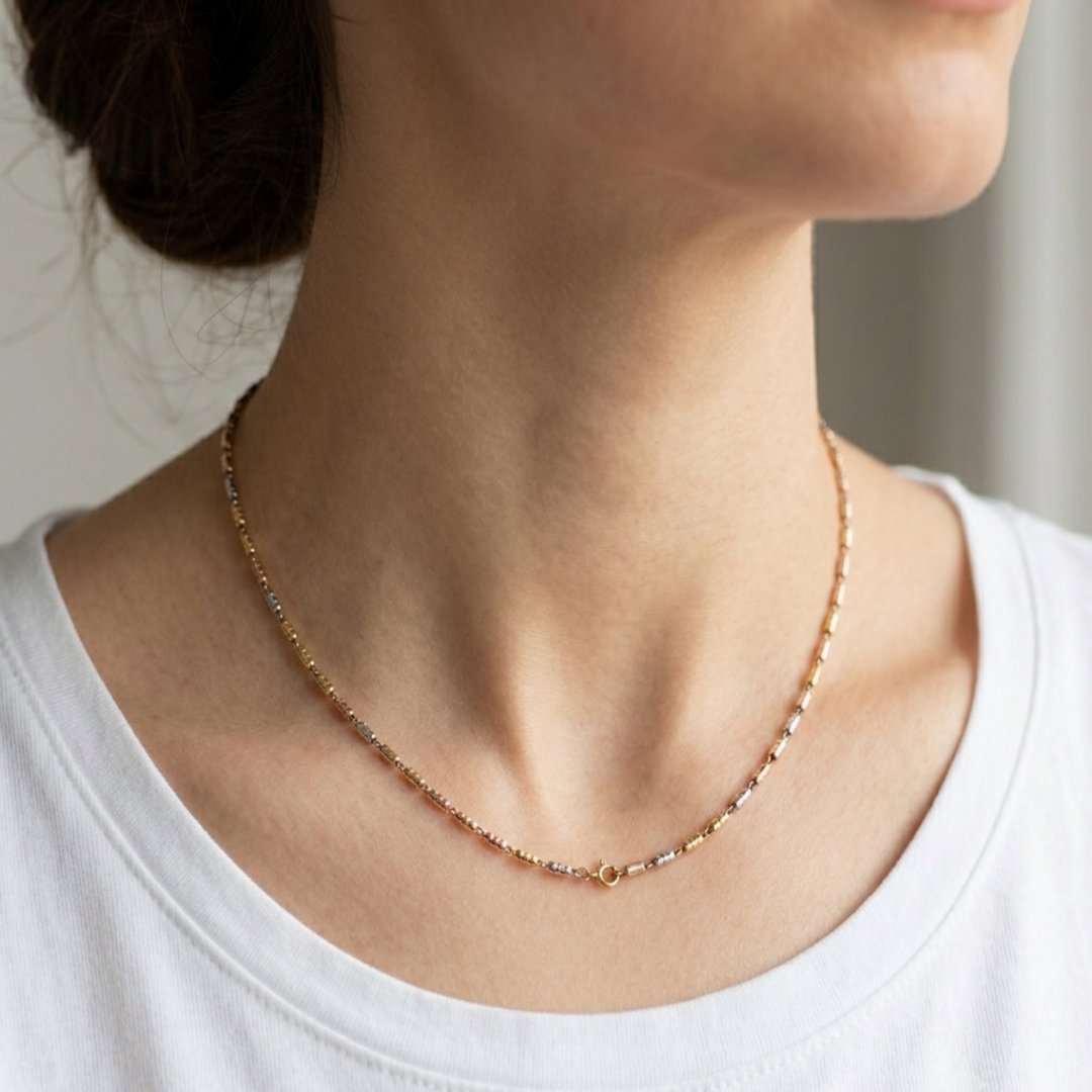 Varra Link Unisex 925 Sterling Silver Women Chains (Length 20 inches / 40 cm)