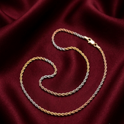 Varra Link Unisex 925 Sterling Silver Women Chains (Length 20 inches / 40 cm)