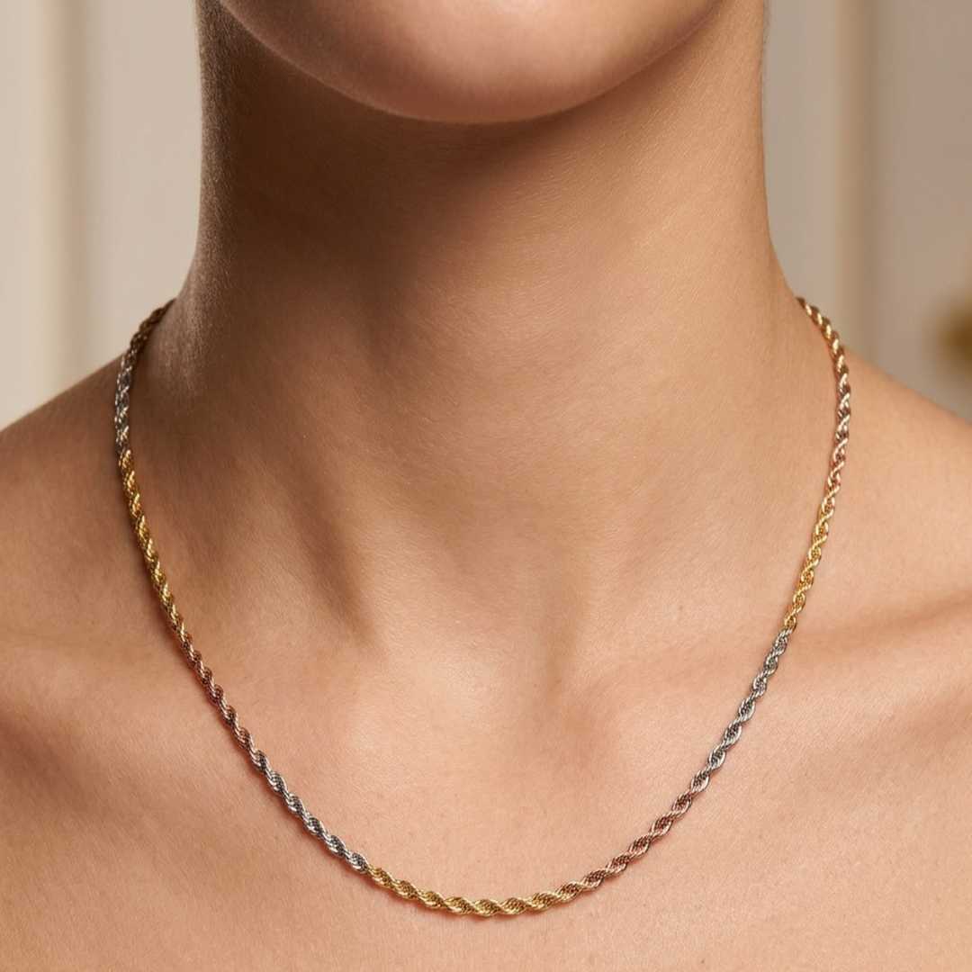 Varra Link Unisex 925 Sterling Silver Women Chains (Length 20 inches / 40 cm)