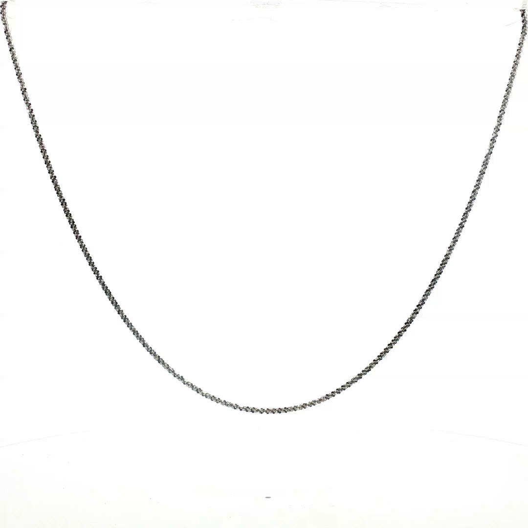 Varra Link Unisex 925 Sterling Silver Women Chains (Length 18 inches / 40 cm)