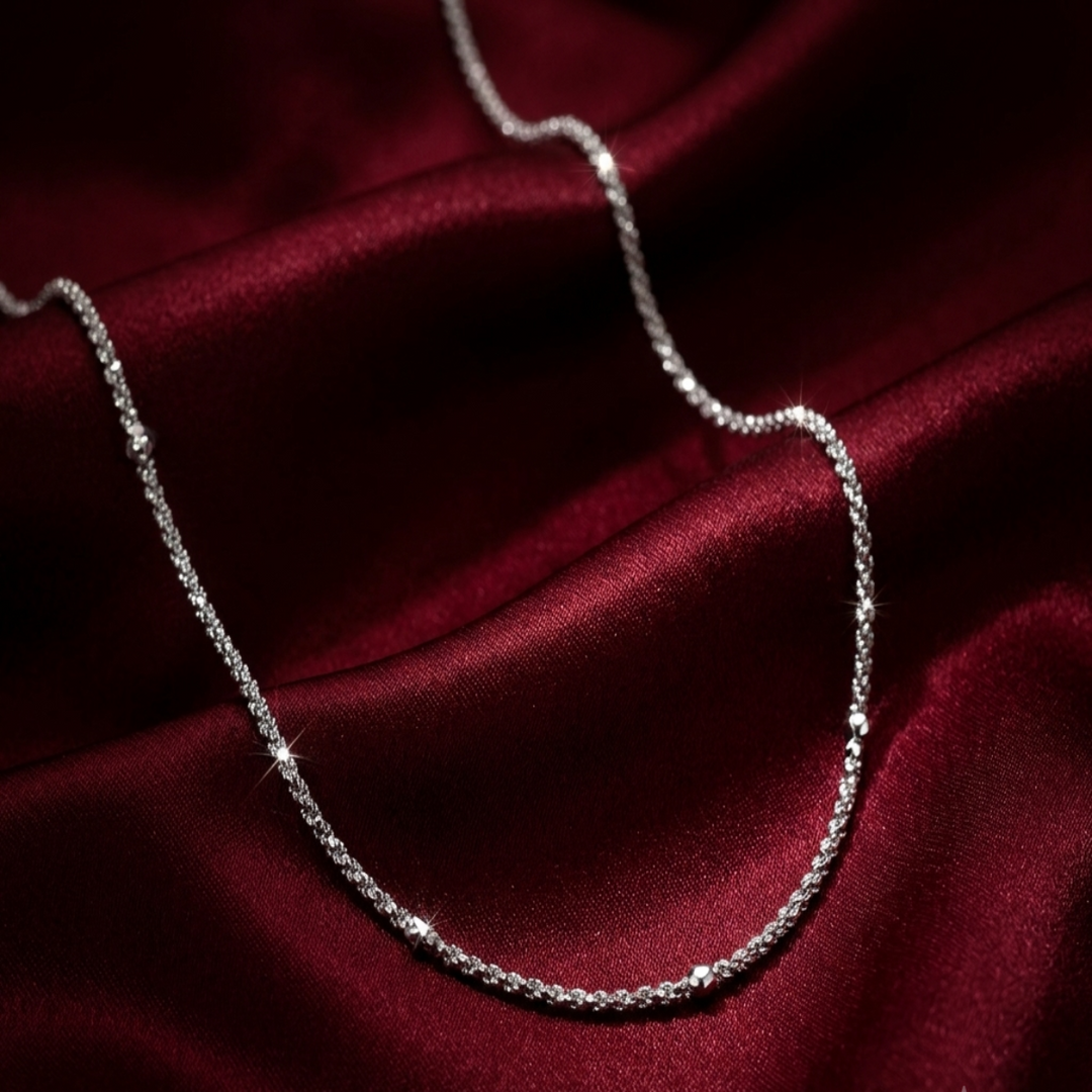 Varra Link Unisex 925 Sterling Silver Women Chains (Length 18 inches / 40 cm)