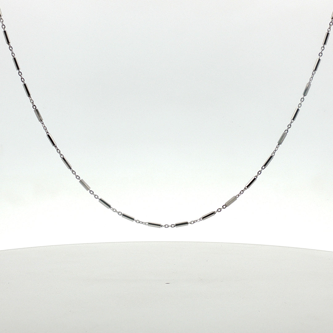 Silver Link 925 Sterling Silver Women's Chain 20 Inch