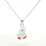 Load image into Gallery viewer, 925 Sterling Silver Ganesh Pendant Necklace with Adjustable Length