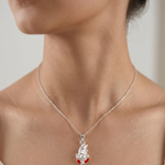 Load image into Gallery viewer, 925 Sterling Silver Ganesh Pendant Necklace with Adjustable Length