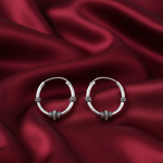 Load image into Gallery viewer, 925 Sterling Silver Double Knot Oxidized Bali