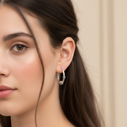 925 Sterling Silver Double Knot Oxidized Bali