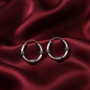 925 Sterling Silver Oxidized Bali