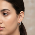 Load image into Gallery viewer, 925 Sterling Silver Mansha Oxidized Bali