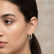 925 Sterling Silver Mansha Oxidized Bali