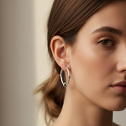 925 Sterling Silver Interknit Oxidized Bali