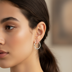 Load image into Gallery viewer, 925 Sterling Silver Interknit Oxidized Bali