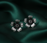 Load image into Gallery viewer, Eden 925 Sterling Silver Oxidized Earrings for Women's