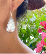 Load image into Gallery viewer, Handmade Hammered Texture 925 Sterling Silver Hook Earrings for Women
